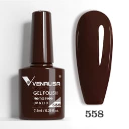 VENALISA 7.5ml Nail Gel Polish VIP5 HEMA Free Semi Permanent Soak off UV LED Nail Gel Varnish Full Coverage Nail Gel Lacquer