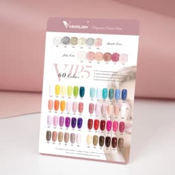 VENALISA 7.5ml Nail Gel Polish VIP5 HEMA Free Semi Permanent Soak off UV LED Nail Gel Varnish Full Coverage Nail Gel Lacquer