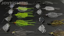 New Style 25.5G Spinnerbait Bladed Swimbait Jig Head Silicone Skirt Carp Fishing Buzz Artificial Bait Metal Spoon Jigging Lure