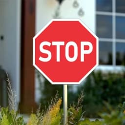 1pc, Stop Pink Sign Bedroom Decor, Red Street Traffic Metal Sign, Fun Magical Room Decor, UV And Waterproof Outdoor Black Tin Si