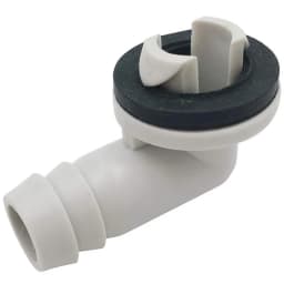 1/4pcs Air Conditioner Drain Connector AC Drain Hose Plastic Elbow Rubber Ring Kit Anti-defomed 1.5cm Diameter Connector