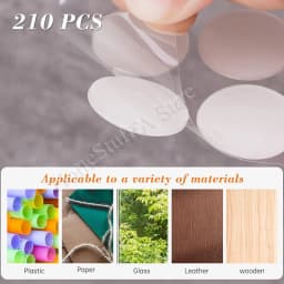 50 dot 1/1.5/2cm Adhesive Double Sided Tape Stickers Removable Round Sticky Tack No Trace Small Stickers for Festival Decoration