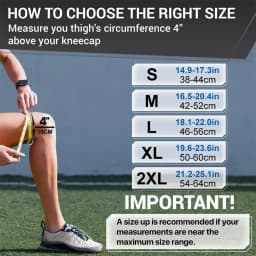 Full Leg Compression Sleeve Copper Knee Sleeves Support for Thigh Knee Calf, Arthritis, 20-30mmHg Reduce Varicose Veins Swelling