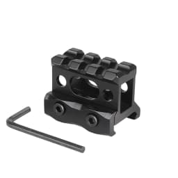 Riser Mount 1" Height Picatinny Short Riser Mount Aluminum Alloy Scope Riser Base Mount 20mm Picatinny Rail