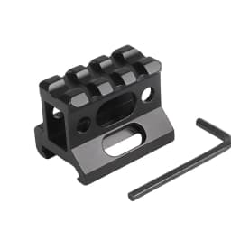 Riser Mount 1" Height Picatinny Short Riser Mount Aluminum Alloy Scope Riser Base Mount 20mm Picatinny Rail