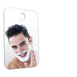 Acrylic Makeup Mirror Bath Shaving Pocket Travel Makeup Mirror Women Hand Mirror Bathroom Face Shave Shower Accessories