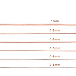 1-10M Bare Copper Wire Pure Copper Wire T2 Copper Coil Conductive Copper Wire, Bare Line Diameter 0.1/0.15/0.2/0.3/0.4/0.5-5mm
