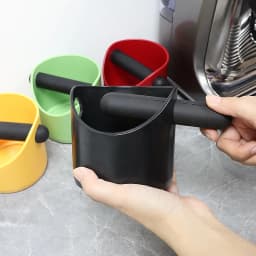 Coffee Knock Box Espresso Grounds Container Dump Bin Bucket Anti Slip Powder Beveled Residue Barista Accessories Maker Tools