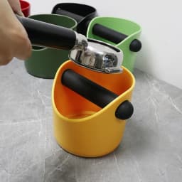 Coffee Knock Box Espresso Grounds Container Dump Bin Bucket Anti Slip Powder Beveled Residue Barista Accessories Maker Tools