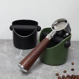Coffee Knock Box Espresso Grounds Container Dump Bin Bucket Anti Slip Powder Beveled Residue Barista Accessories Maker Tools