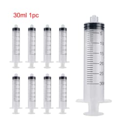 1/5/10pcs Luer Lock Syringes 3ml 5ml 10ml 20ml 30ml 50ml 100ml Plastic Syringe Hydroponics Nutrient Syringe Tools Sampler