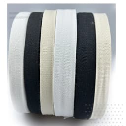 5Yd Cotton Woven Tape With Herringbone Pattern Edging Strip Black White Beige Twill Binding Ribbon Webbing Tape Sewing Supplies