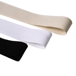 5Yd Cotton Woven Tape With Herringbone Pattern Edging Strip Black White Beige Twill Binding Ribbon Webbing Tape Sewing Supplies