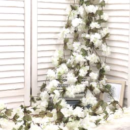 Artificial Sakura Flowers Vine Hanging Fake Floral Garland Home Garden Wedding Arch Party Cherry Blossom Wall Decor Arrangement