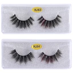 20 Pairs 3d False Lashes Bulk Natural Thick Fluffy False Eyelashes Makeup Fake Eyelashes Pack