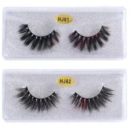 20 Pairs 3d False Lashes Bulk Natural Thick Fluffy False Eyelashes Makeup Fake Eyelashes Pack