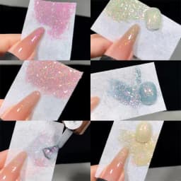 15ML Gel Nail Polish Glitter Sequins Manicure Semi Permanent Base Top Coat Long Lasting Soak Off LED UV Nail Art Gel Varnish %YX