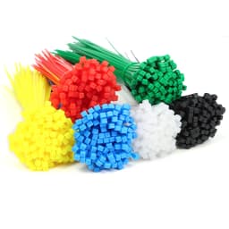 Cable Ties Nylon Self Locking 100/150/200mm Multicolour Plastic Zip Wire Binding Wrap Straps DIY Cable Fasten Organiser