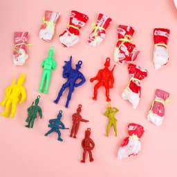15Pcs Mini Hand Throwing Soldiers Parachute Outdoor Flying Toys for Children's Birthday Party Favors Goodie Bag Pinata Filler