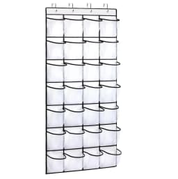 40/35/28 Pockets Shoes Organizer Rack Hanging Organizer Space Saver Hanging Over The Door Behind Closet Organizer Storage Hanger