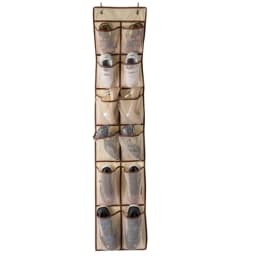 40/35/28 Pockets Shoes Organizer Rack Hanging Organizer Space Saver Hanging Over The Door Behind Closet Organizer Storage Hanger