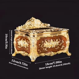 European Style Tissue Box, High-end Hotel Restaurant Napkin Extraction Box, Living Room Desktop Paper Extraction Storage Box