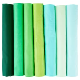 7PCS 25 X 25cm/50 X 50cm Squares Cotton Craft Plain Fabric Cloths for DIY Bundle Patchwork Quilting Sewing Scrapbooking Artcraft