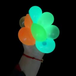 Luminous Wall Target Ball Sucker Sticky Decompression Toy Squeeze Ball Colorful TPR Stress Relief Balls Random Color