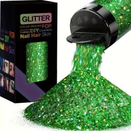 Holographic Chunky Glitter Sequins, 50g, Mixed Size Laser Sparkle Flakes For DIY Nail Hair Skin,Music Festival