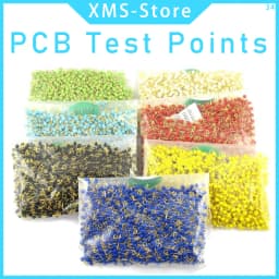 50PCS PCB test point test point ceramic copper gold-plated probe cylindrical test ring bead circuit board test