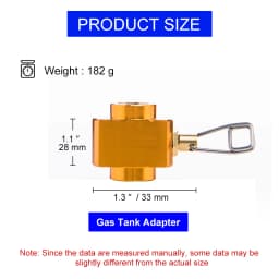 Widesea Camping Stove Propane Refill Adapter Gas Burner Gas Filling Butane Cylinder Tank LPG Saver Camping Equipment