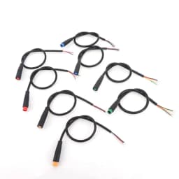 6mm M6 2/3/4/5 Pin core male female Electric ebike Butt Plug power Cable Connector waterproof Scooter Brake Signal Sensor