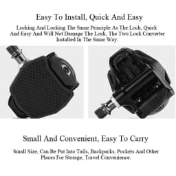 Bike Pedal Converter Bicycle Clipless Pedal Adapter Fit SPD for LOOK KEO System Road Bike Pedals Converter Bicycle Pedal Adapter