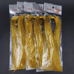 5pcs fly fishing line crystal twisted holographic tinsel 10colors for making jig hook lure files decorating lure making material