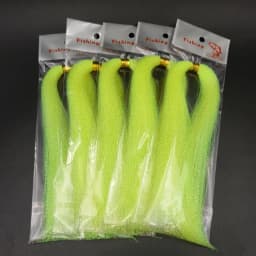 5pcs fly fishing line crystal twisted holographic tinsel 10colors for making jig hook lure files decorating lure making material