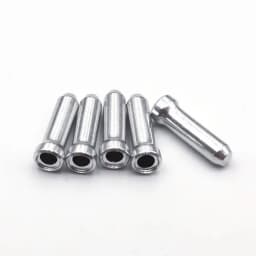 Bicycle Brake Sliders Cable Points to Aluminum Brake Line Front Chain Shifter Inside Wire End Cap Tip Crimped MTB Bike Accessory