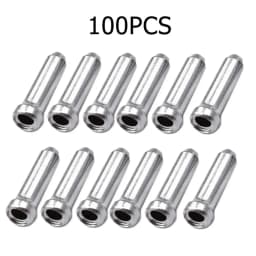 Bicycle Brake Sliders Cable Points to Aluminum Brake Line Front Chain Shifter Inside Wire End Cap Tip Crimped MTB Bike Accessory
