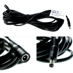 DC Extension Cable 1M 2M 3M 5M 10M 5.5x2.1mm Female to Male Plug for 12V 5V 24V Power Adapter Cord Home CCTV Camera LED Strip
