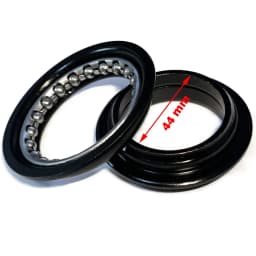 Bicycle Fork Durable MTB Bike Alloy 44mm Road Bike Bike External Headset Head-Tube 1 1/8" Bike Threadless Headset