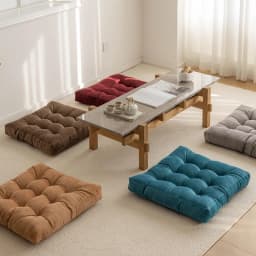 Floor Pillow Square Floor Seating Pillow Cushion Meditation Yoga Seat Kneeling Pillows Thick Tufted Cushions Mat Pad Balcony