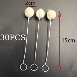 10/30pcs Leather Wool Balls Painting Brush Assisted Dyeing Leather Dauber Tool Leather Dyeing Brush Sponge Paint Brush