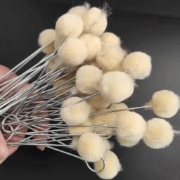 10/30pcs Leather Wool Balls Painting Brush Assisted Dyeing Leather Dauber Tool Leather Dyeing Brush Sponge Paint Brush
