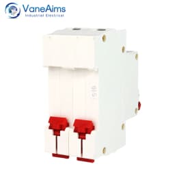 2P DC 1000V Solar Circuit Breaker 6A 10A 20A 25A 32A 40A 50A 63A DC1000v PV MCB Din Rail Battery Switch for Photovoltaic System