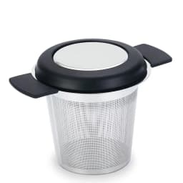 Stainless Steel Tea Filter with Double-Handle, Silicone Tea Filter, Double-Ear Tea Maker, Tea Partition