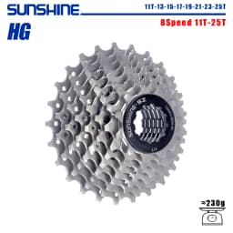 SUNSHINE Road Bike Cassette 8/9/10/11/12 Speed 23/25/28/32/34/36T k7 Cassette 8V 9V 10V 11V 12V for SHIMANO HG