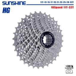 SUNSHINE Road Bike Cassette 8/9/10/11/12 Speed 23/25/28/32/34/36T k7 Cassette 8V 9V 10V 11V 12V for SHIMANO HG
