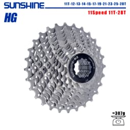 SUNSHINE Road Bike Cassette 8/9/10/11/12 Speed 23/25/28/32/34/36T k7 Cassette 8V 9V 10V 11V 12V for SHIMANO HG