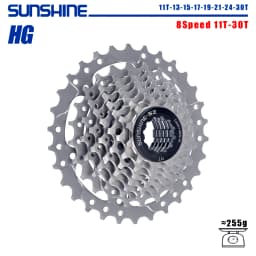 SUNSHINE Road Bike Cassette 8/9/10/11/12 Speed 23/25/28/32/34/36T k7 Cassette 8V 9V 10V 11V 12V for SHIMANO HG