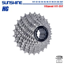 SUNSHINE Road Bike Cassette 8/9/10/11/12 Speed 23/25/28/32/34/36T k7 Cassette 8V 9V 10V 11V 12V for SHIMANO HG