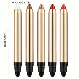 Double-sided Eyeshadow Stick - Highlighter & Brightening Pen with Pearly Glitter & Matte Finish